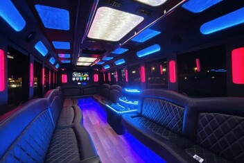 Shreveport Limousine Bus Interior
