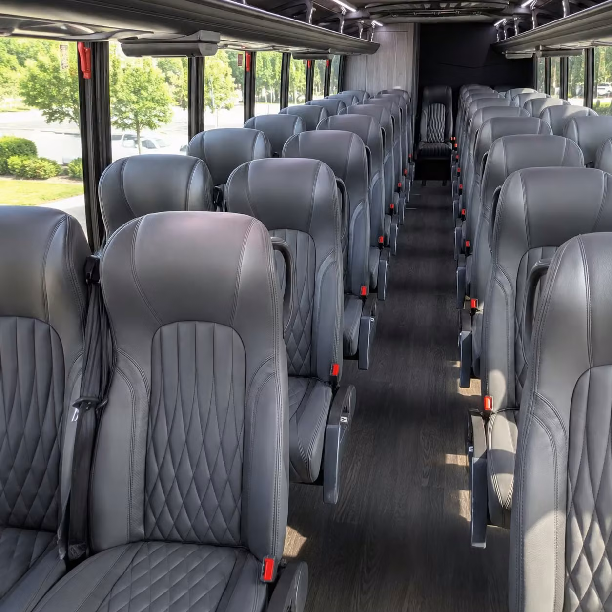 25 passenger minibus interior