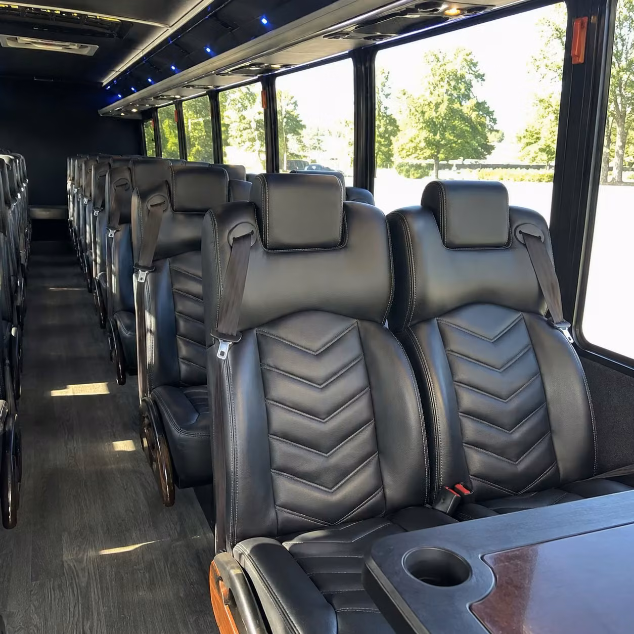 30 passenger minibus inside