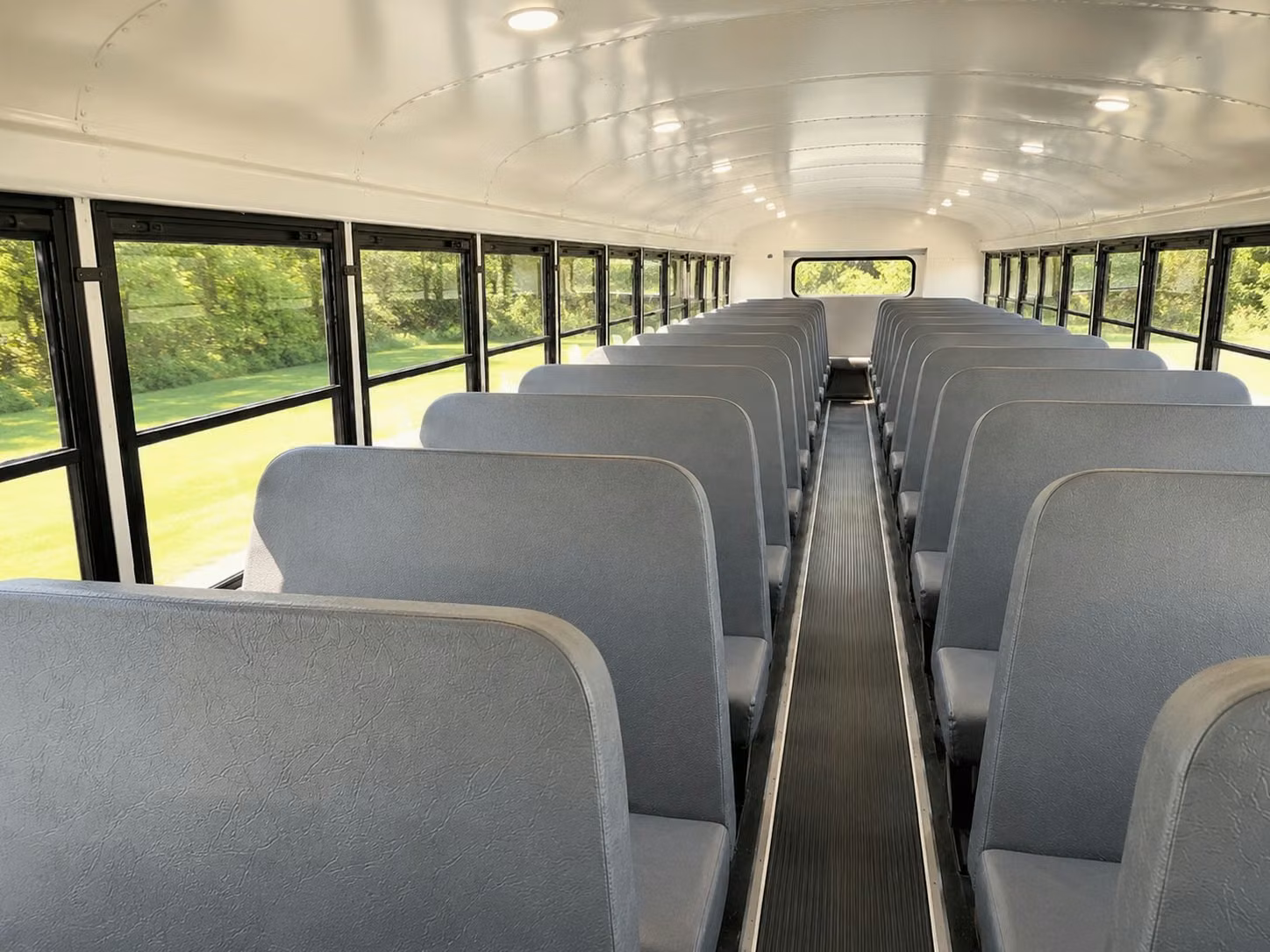 school bus interior