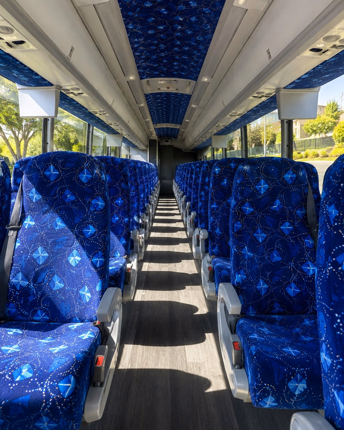 shreveport charter bus interior